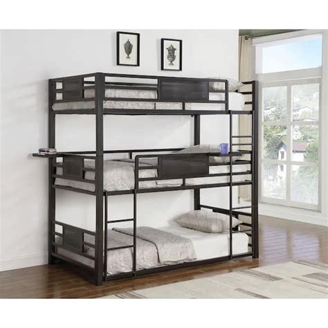 Coaster Triple Twin Bunk Bed