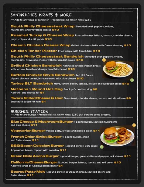 Coasters Coffee Menu