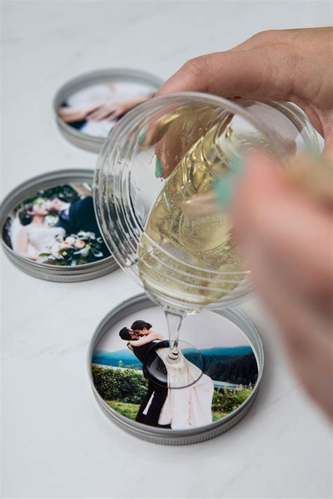 coasters to put photos in