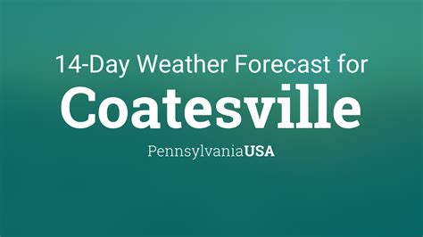 coatesville pa weather forecast