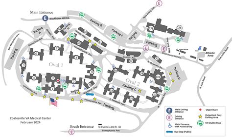 coatesville va campus map