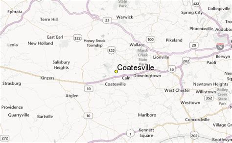 coatesville weather map
