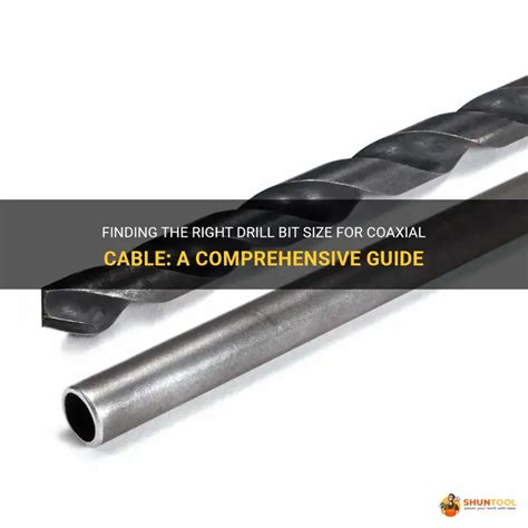 Coaxial Cable Size Drill Bit