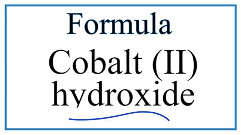 Wanted We Buy Cobalt Hydroxide