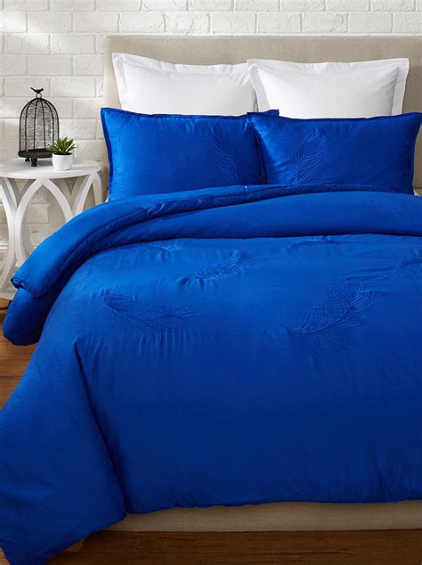 cobalt blue comforter