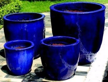 cobalt blue pots
