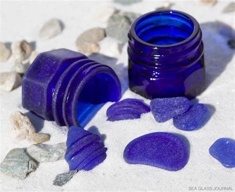cobalt blue sea glass