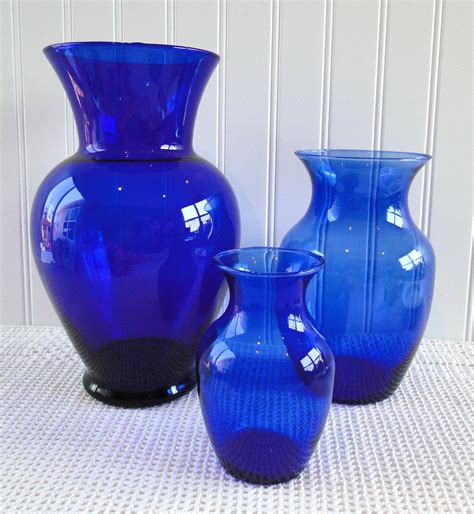Cobalt Blue Vases