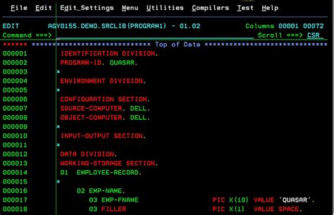 cobol program example for beginners