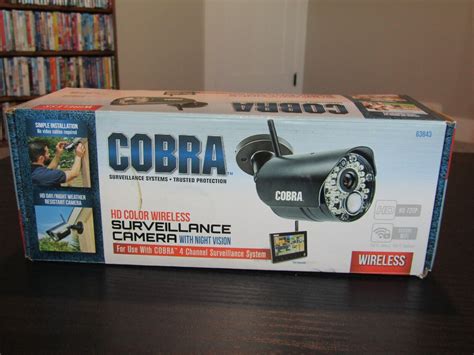 Cobra 4 Channel Wireless Security System Install Phone App for Remote