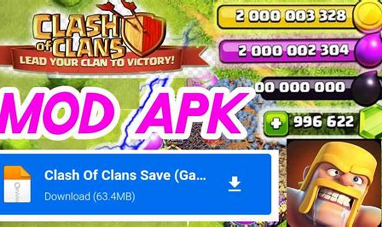 coc mod apk 2022 unlimited all