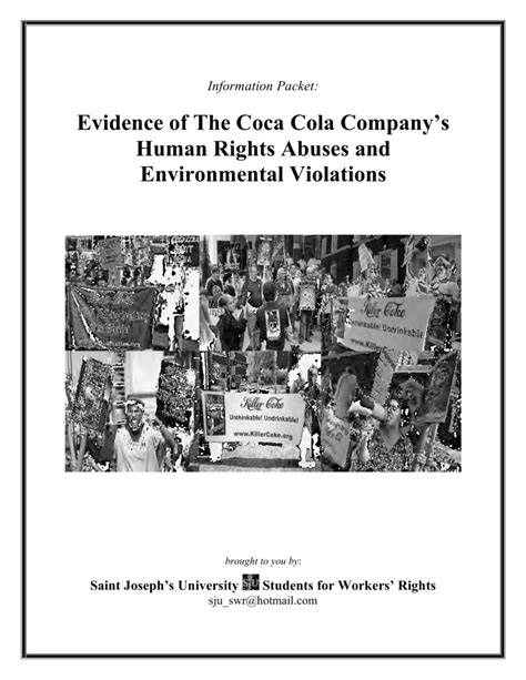 coca cola human rights policy