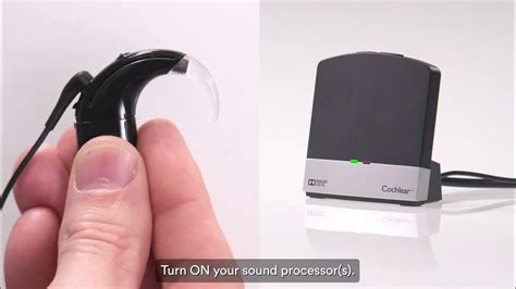 Baha® 5 Sound Processor Adjusting the volume with the Cochlear™ Baha