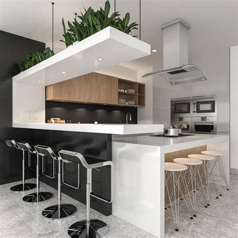 Cocina Integral Con Bar