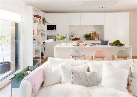 Cocina Salon Comedor Rectangular