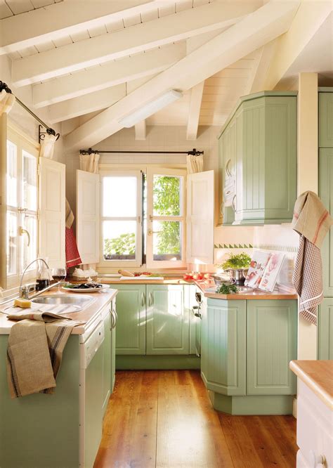 Cocinas Rusticas Verdes