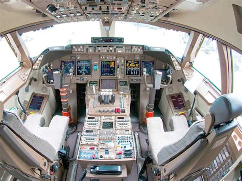 cockpit do airbus 747 400