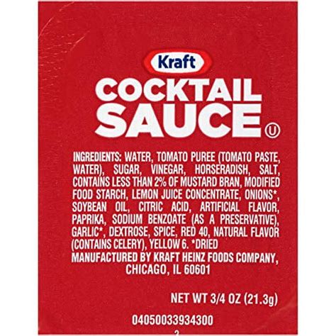 Cocktail Sauce Packets