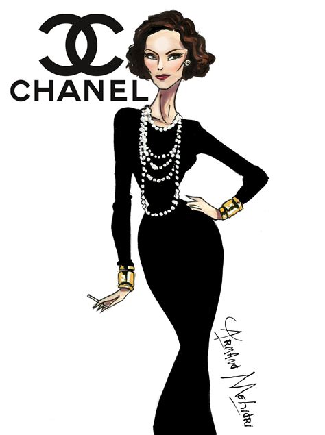 Coco Chanel Fashion Illustration: Timeless Elegance and Iconic Style