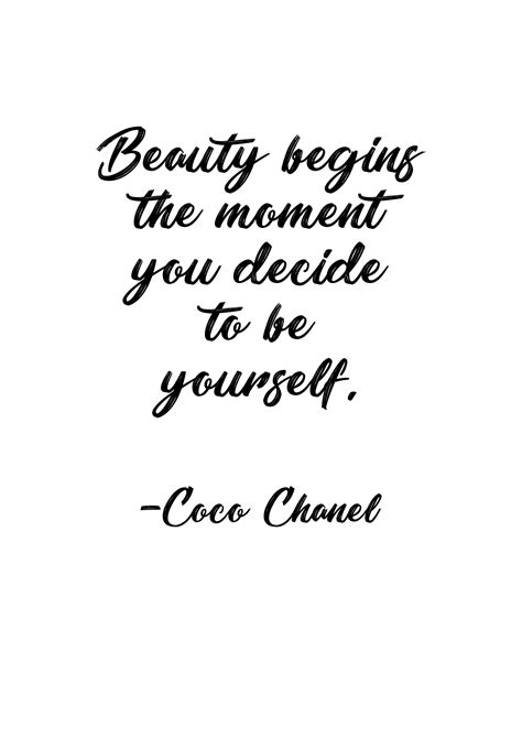 coco chanel quote beauty