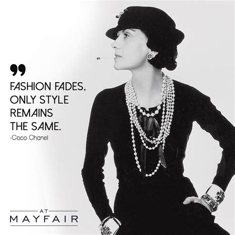 coco chanel quotes fashion fades
