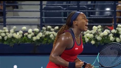 coco gauff argues with ref