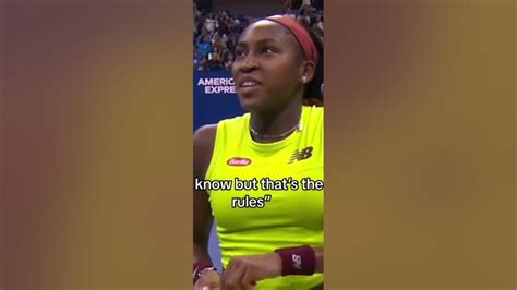 coco gauff confronts umpire