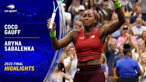 coco gauff vs aryna sabalenka highlights