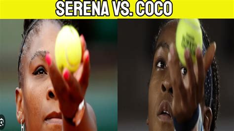 Coco Gauff Vs Serena Williams