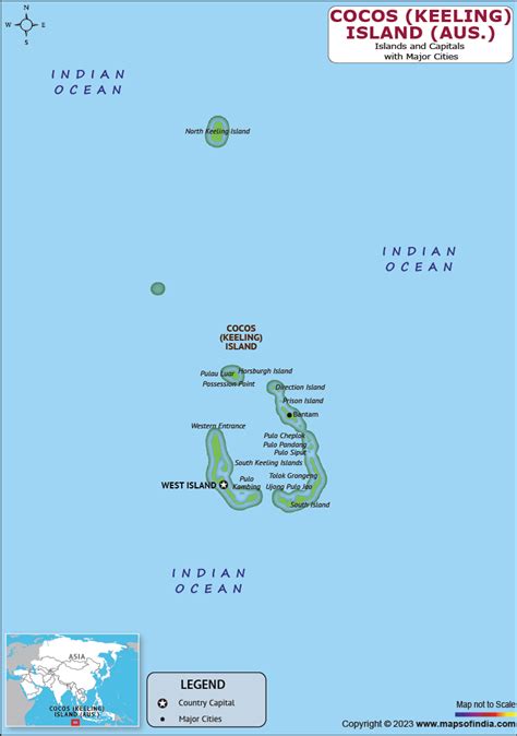 Coco Island In Map