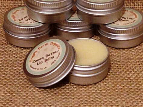 cocoa butter based lip balm