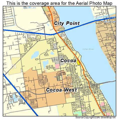Cocoa Fl On A Map