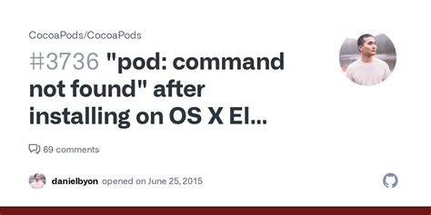 cocoapods pod install zsh command not found cocoapods