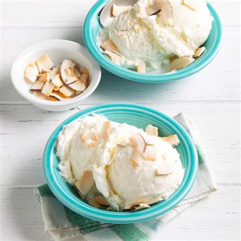 With real coconut flavour , this Coconut milk Ice Cream is so easy to