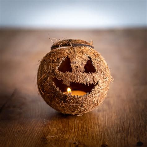Coconut Jack O Lantern
