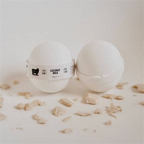 Coconut Milk Bath Bombs