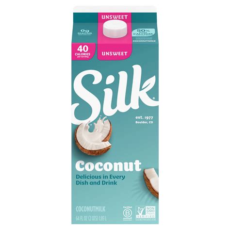 coconut milk silk nutrition