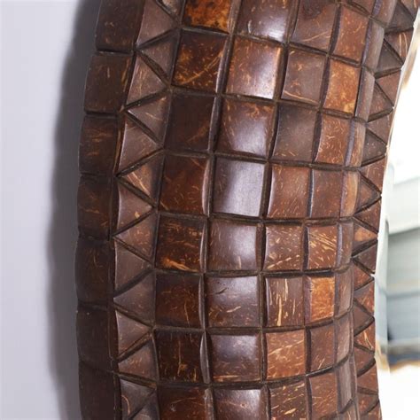 Coconut Shell Mirror