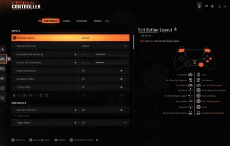 cod black ops controller settings