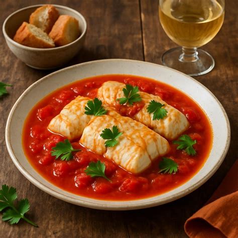 Cod Cheeks In Tomato Sauce