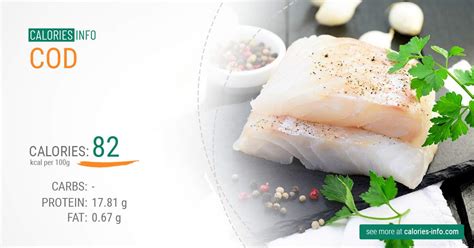 Cod Fish Calories Per Ounce