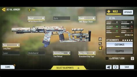 Cod Mobile Best As Val Attachments