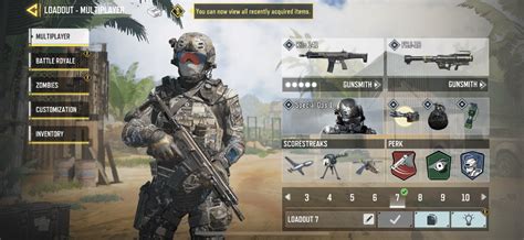 cod mobile multiplayer best loadout