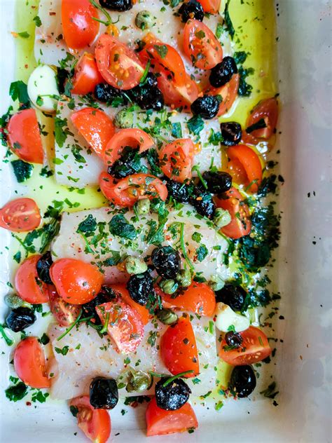Cod With Capers Olives