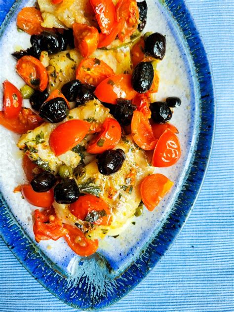 Cod With Tomatoes And Capers