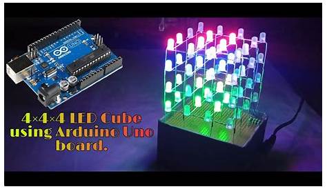 Code Led Cube 4x4x4 Arduino Nano LED ()