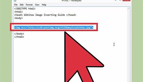 Code To Insert Image In Html Cómo ar Imágenes Con HTML 10 Pasos (con Fotos)