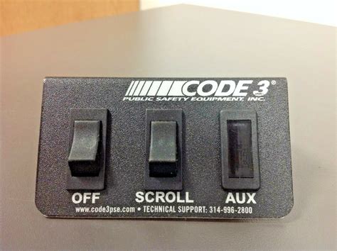 code 3 remote siren