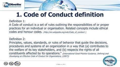 code and conduct meaning