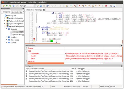 code blocks python plugin